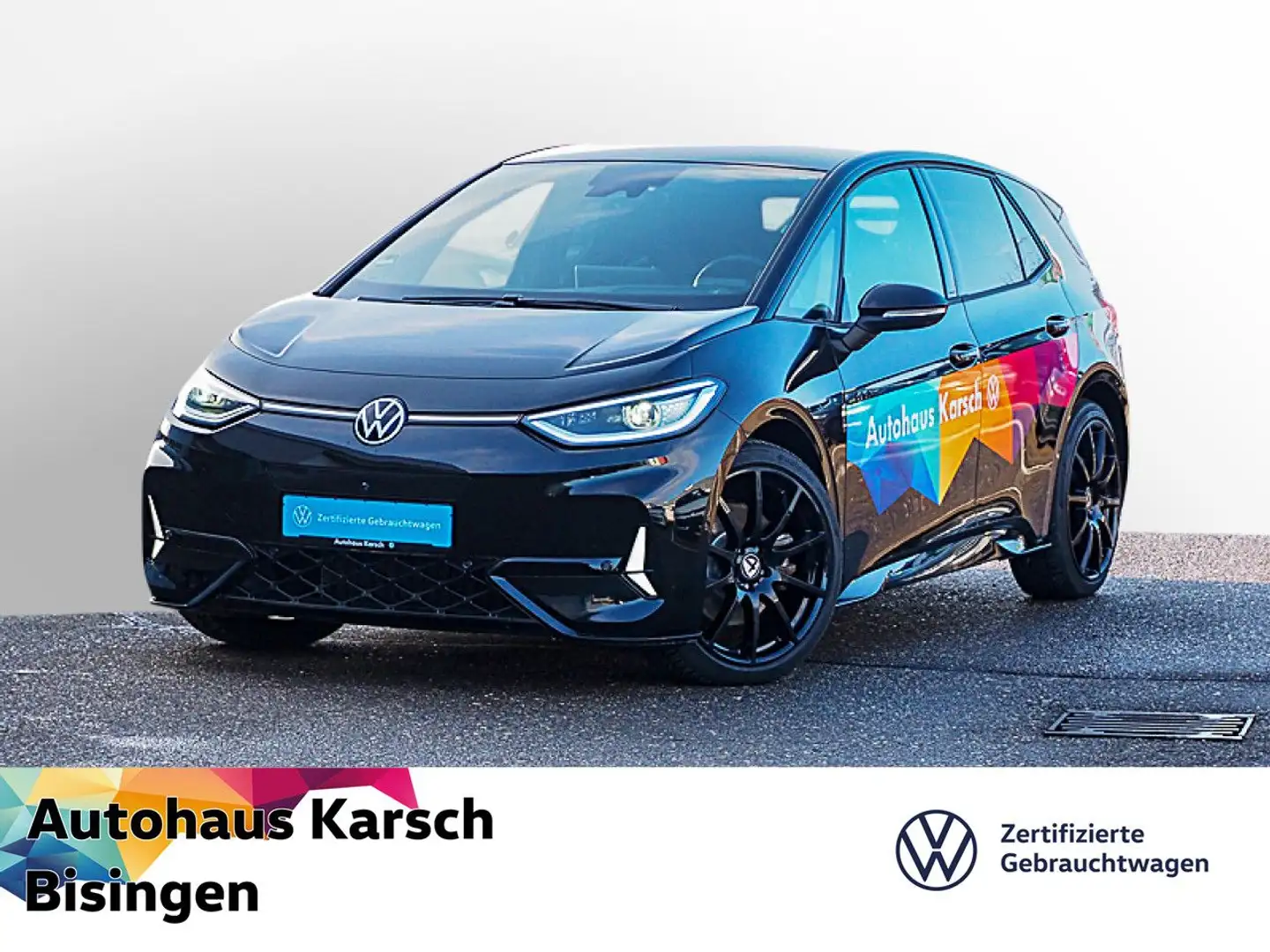 Volkswagen ID.3 GTX 210 kW NAVI, AHK, HUD, HARMAN, 5-SITZER Schwarz - 1