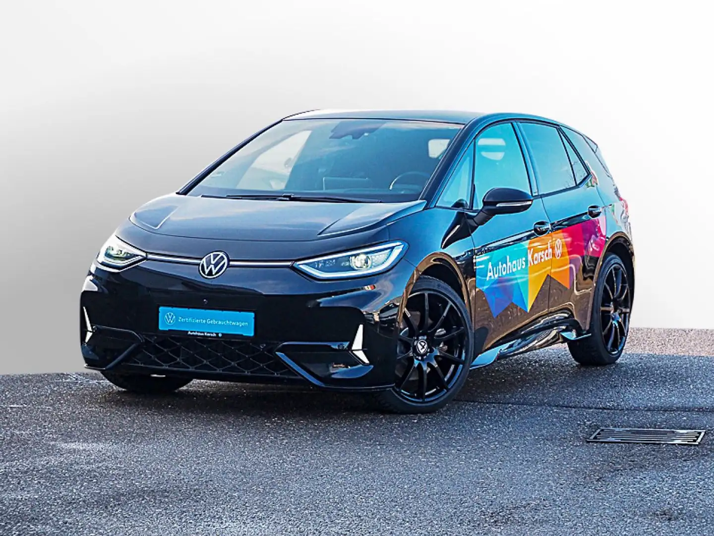 Volkswagen ID.3 GTX 210 kW NAVI, AHK, HUD, HARMAN, 5-SITZER Schwarz - 2