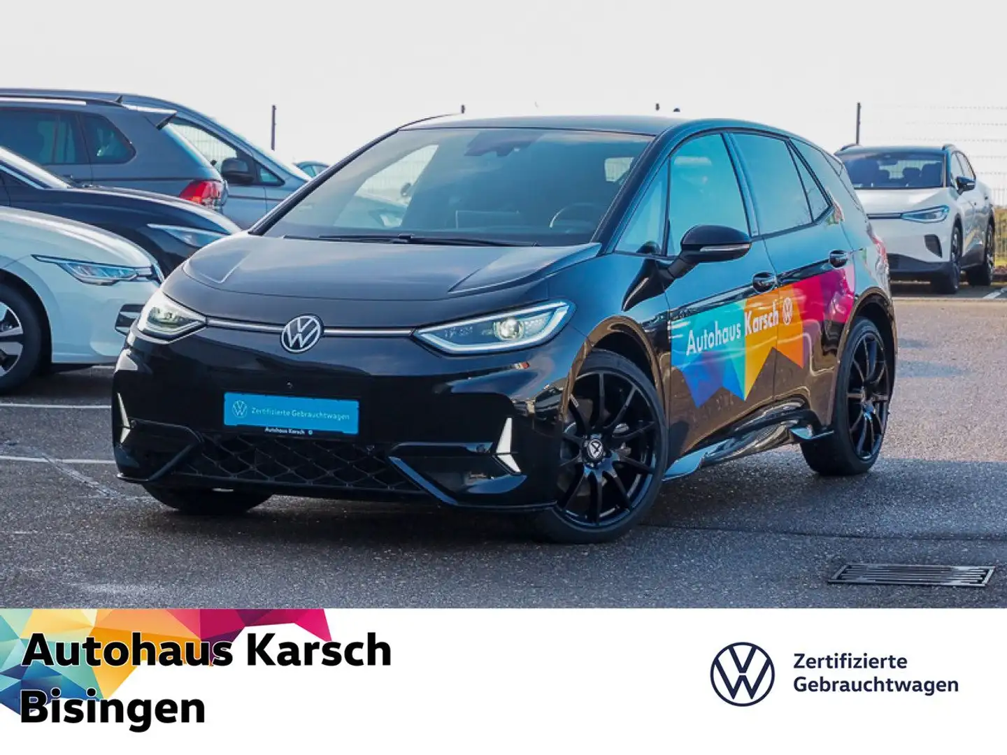 Volkswagen ID.3 GTX 210 kW NAVI, AHK, HUD, HARMAN, 5-SITZER Schwarz - 1