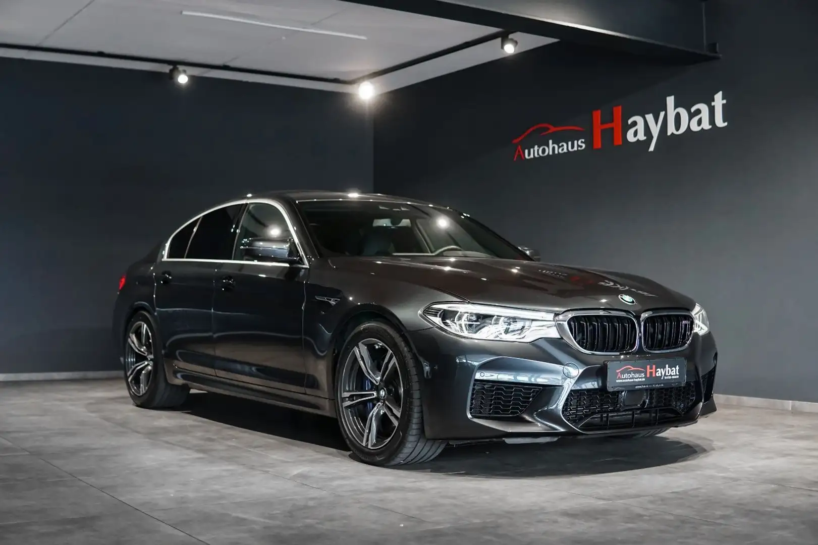 BMW M5 Navi Prof-360°RFK-HuD-ACC-Fond TV-Soft Close Gris - 1