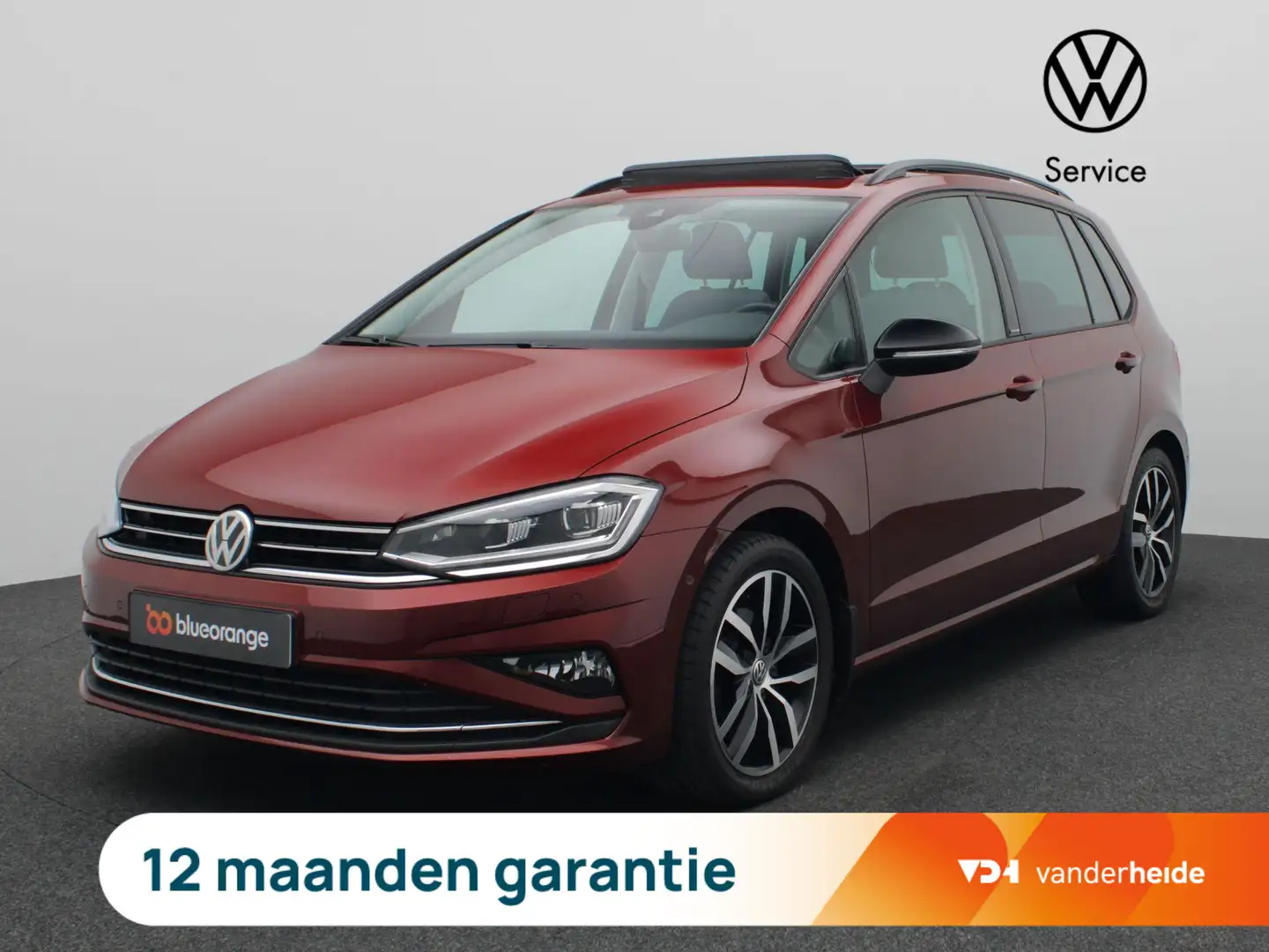 Volkswagen Golf Sportsvan 1.5 TSI ACT Highline 130PK DSG Pano-Schuifdak, Ach Rood - 1