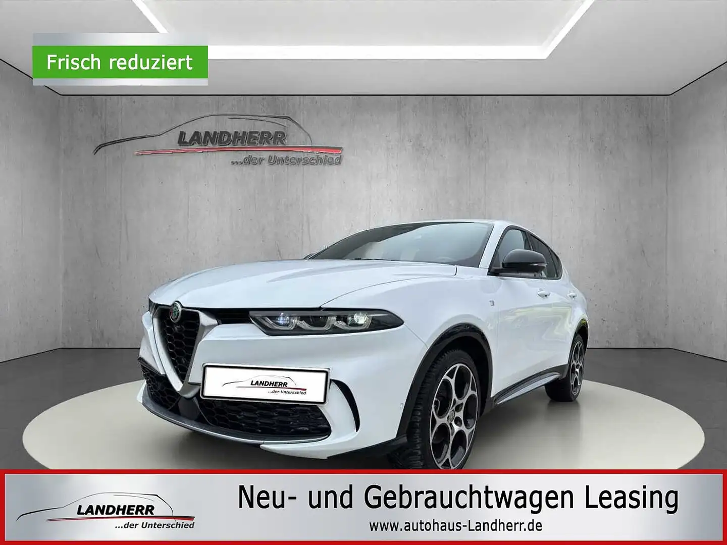 Alfa Romeo Tonale 1.6 VGT-D TI  // mtl. 262,-- €/Matrix/Leder/Kamera Weiß - 1