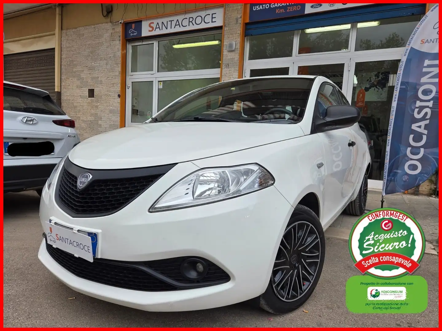 Lancia Ypsilon LANCIA YPSILON 1.2 69CV 5 PORTE GPL ELEFANTINO BLU Bianco - 1