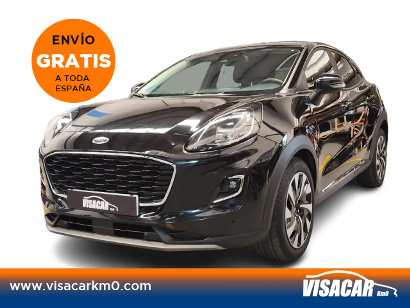 Ford Puma 1.0 EcoBoost MHEV Titanium Aut. 125 Negro - 1