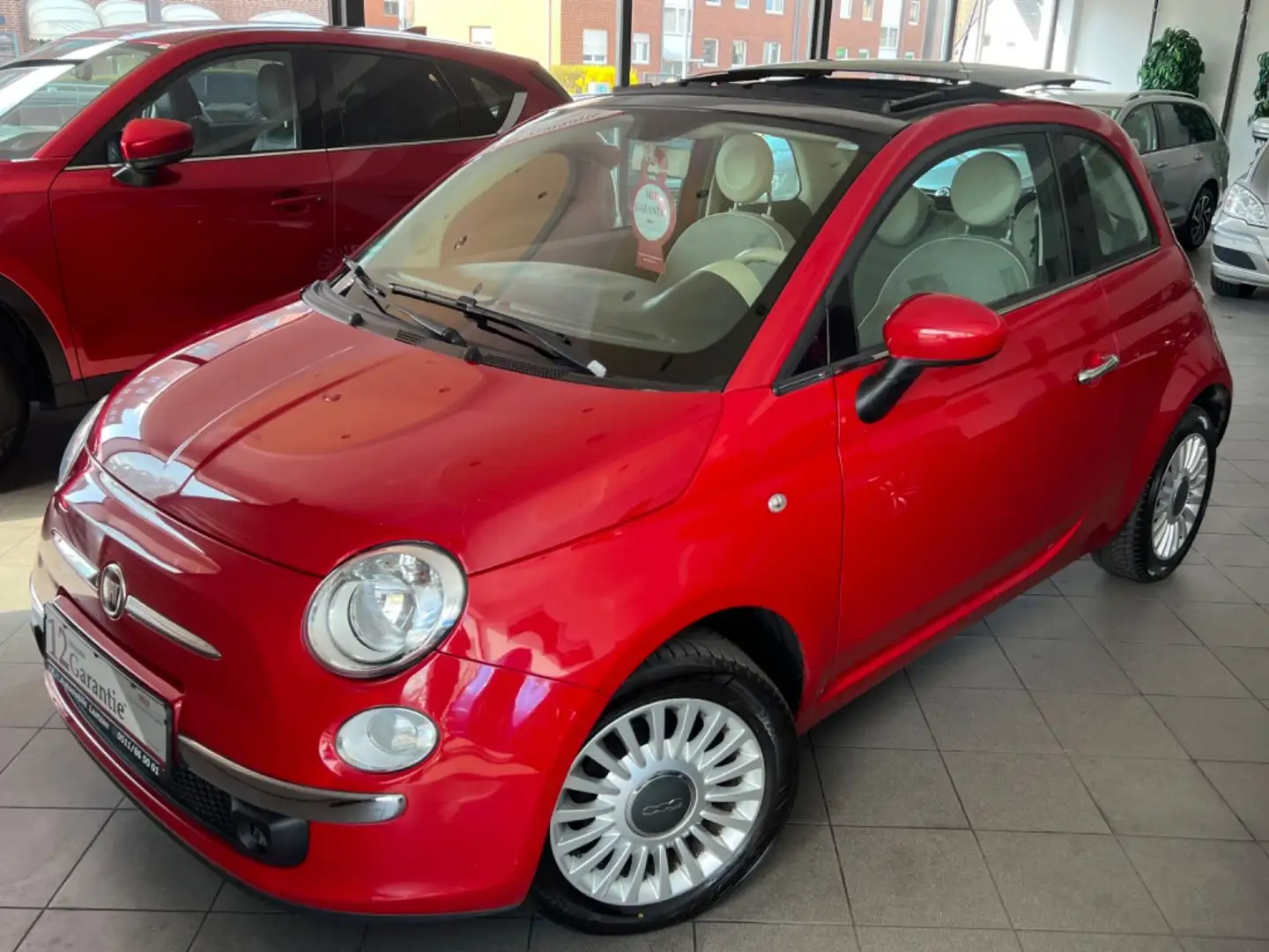 Fiat 500 Panorama~Bluetooth~1Hand~Klima~USB Red - 1