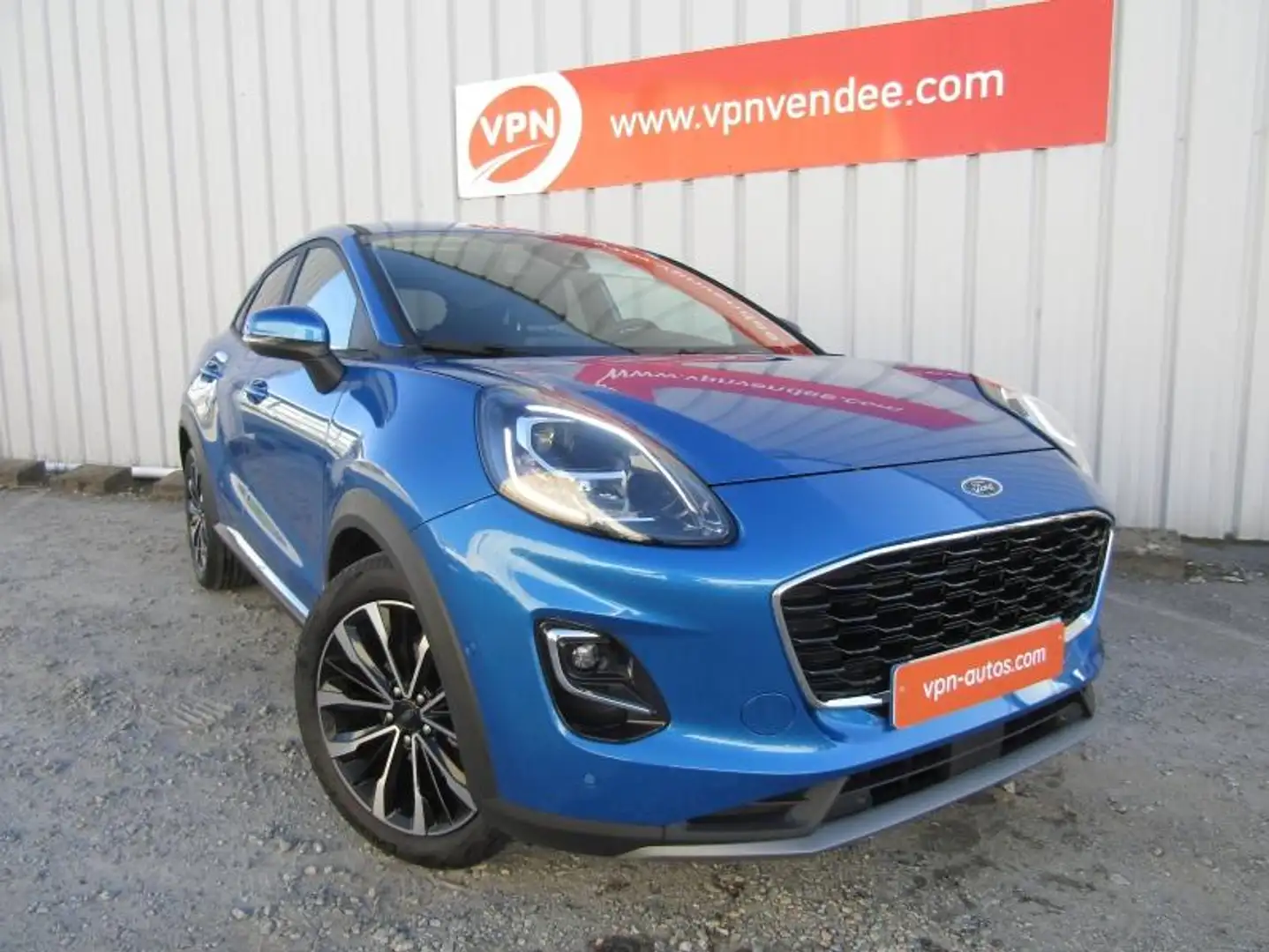 Ford Puma 1.0 EcoBoost Hybrid 125ch Titanium Business S\u0026S Blau - 2
