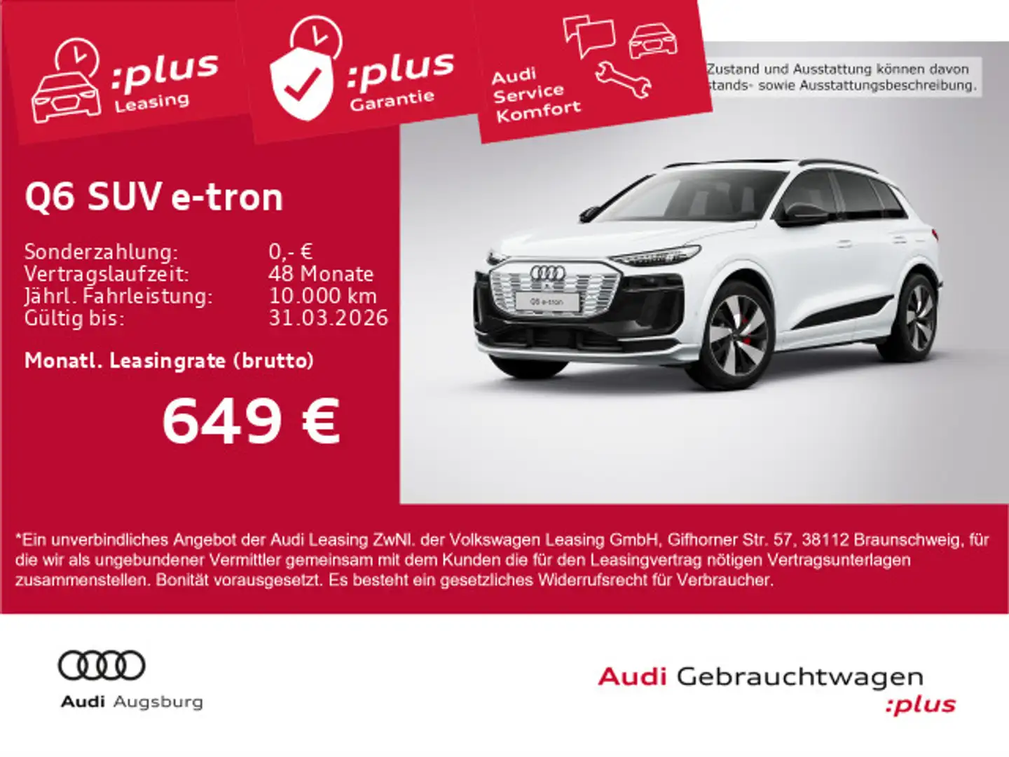 Audi Q6 e-tron 55 quattro *2x S line*PANO*UPE 100t€* Blanc - 1