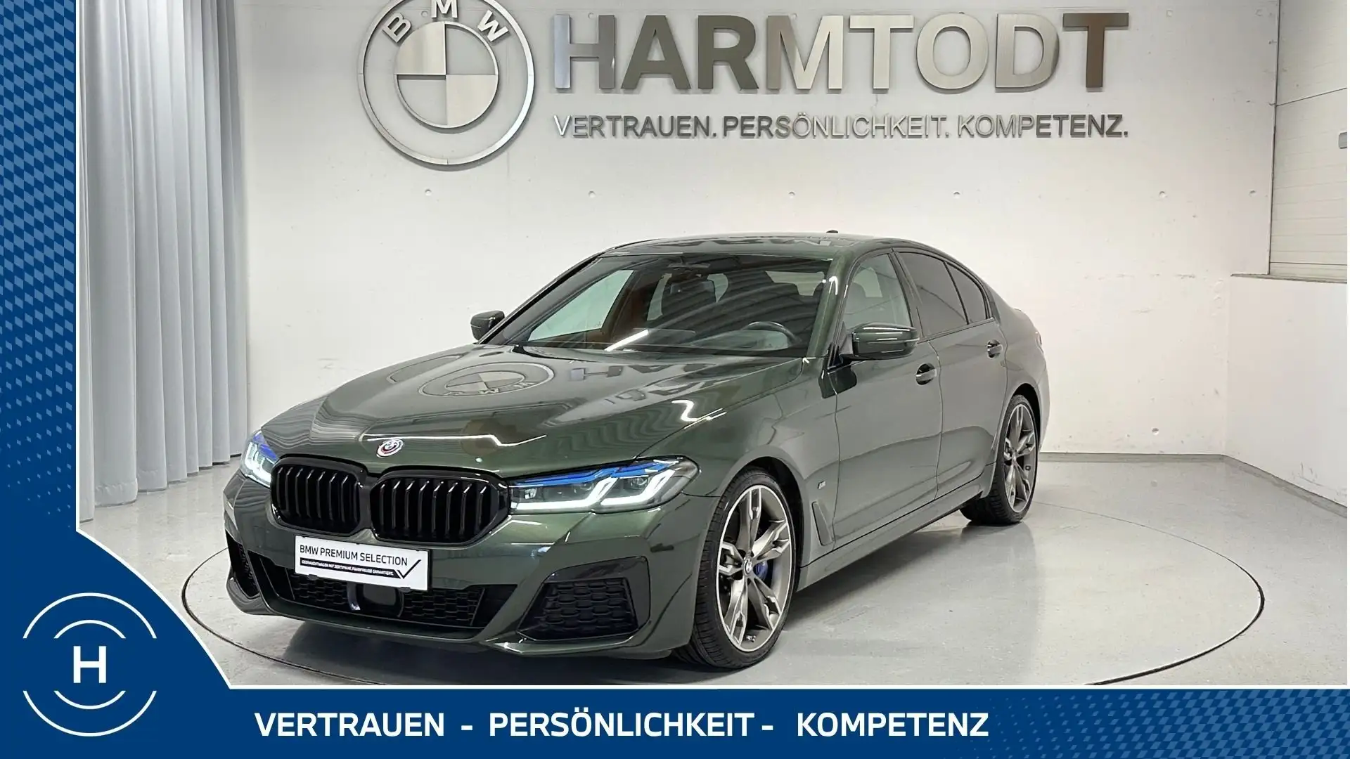 BMW M550 i xDrive *Individual / HUD / Laser* Grün - 1