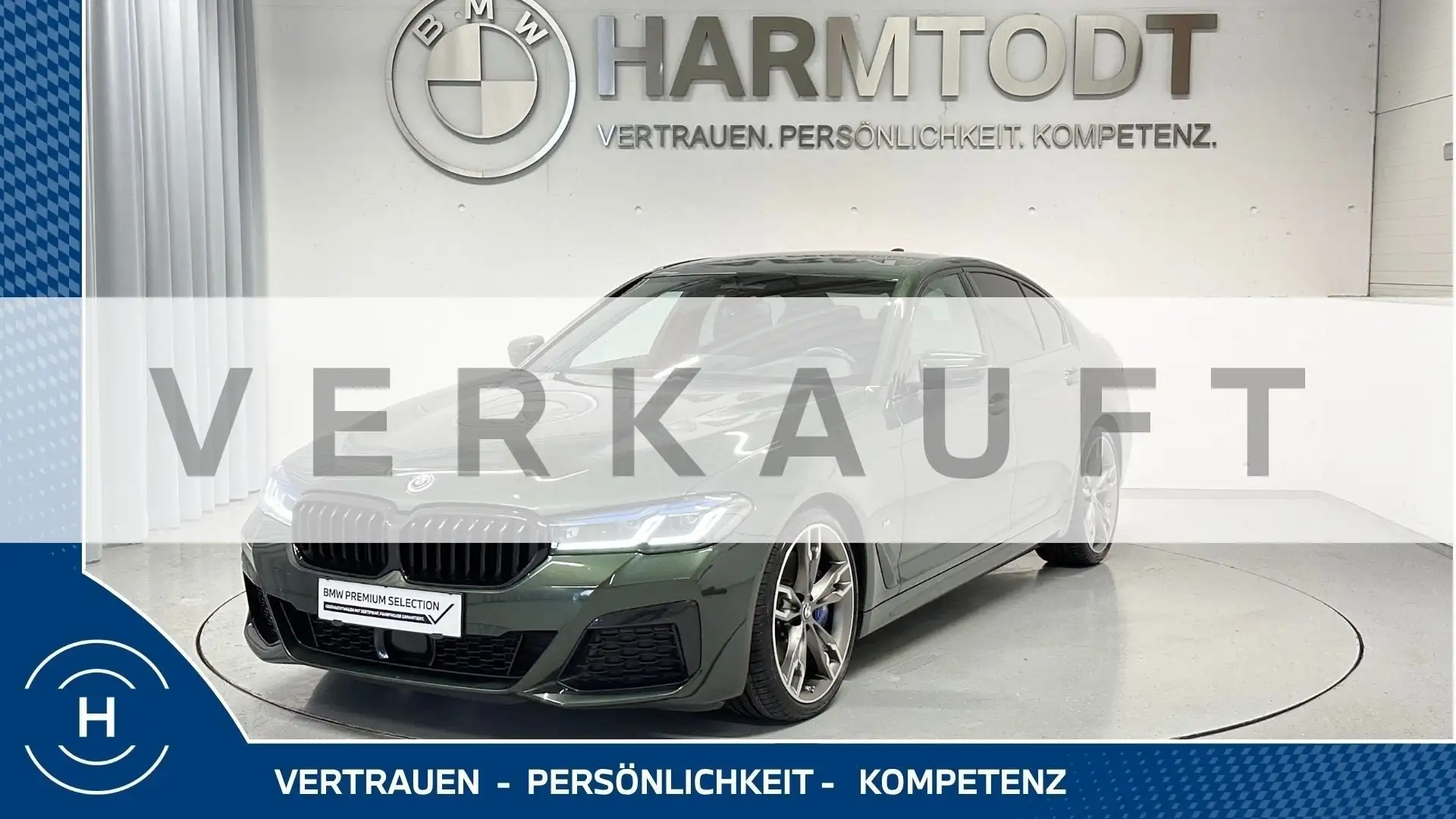 BMW M550 i xDrive *Individual / HUD / Laser* Grün - 1
