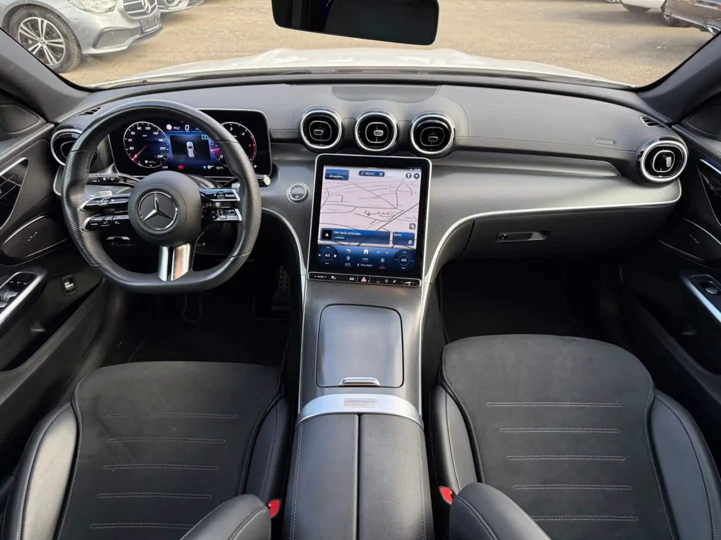 Mercedes-Benz C 220 T d AMG-Line+Night-Paket Weiß - 2