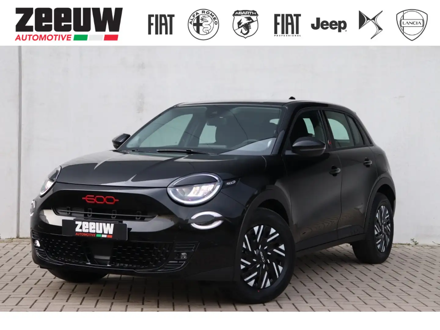 Fiat 600e RED 54 kWh | Carplay | Clima | Cruise | Direct Lev Black - 1