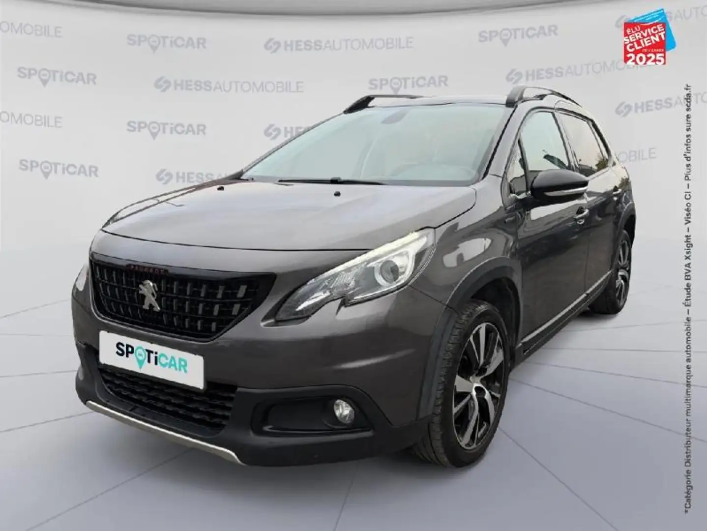 Peugeot 2008 1.2 PURETECH 130CH GT LINE S/S TPANO GPS CAMERA Gris - 1