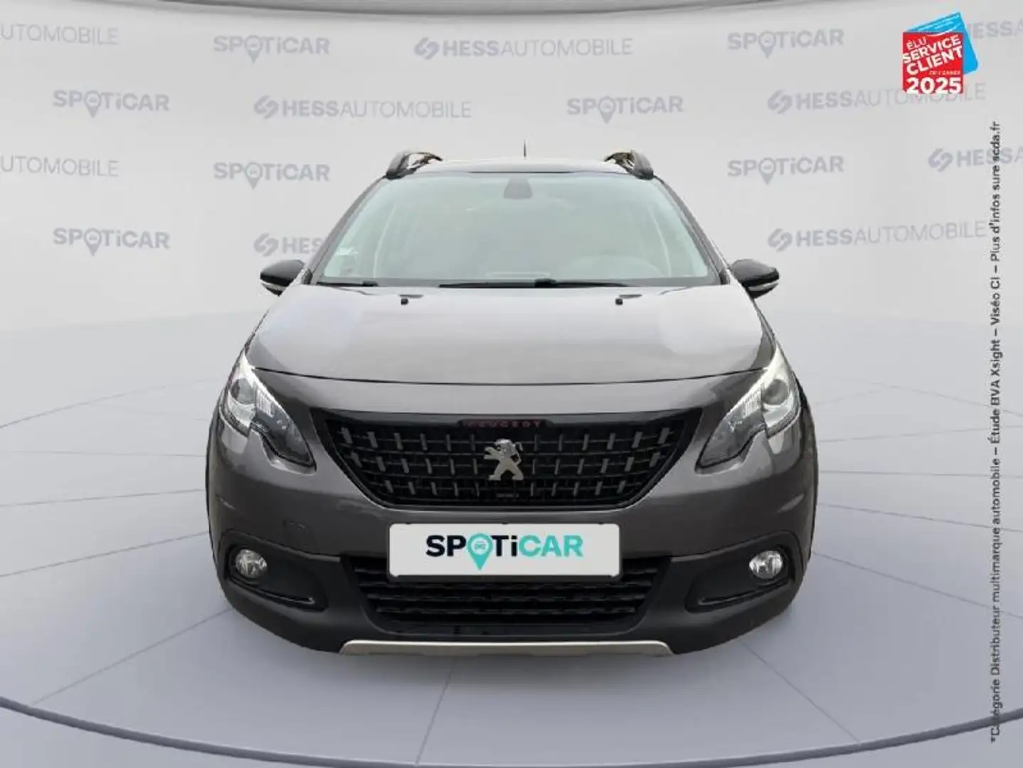 Peugeot 2008 1.2 PURETECH 130CH GT LINE S/S TPANO GPS CAMERA Gris - 2