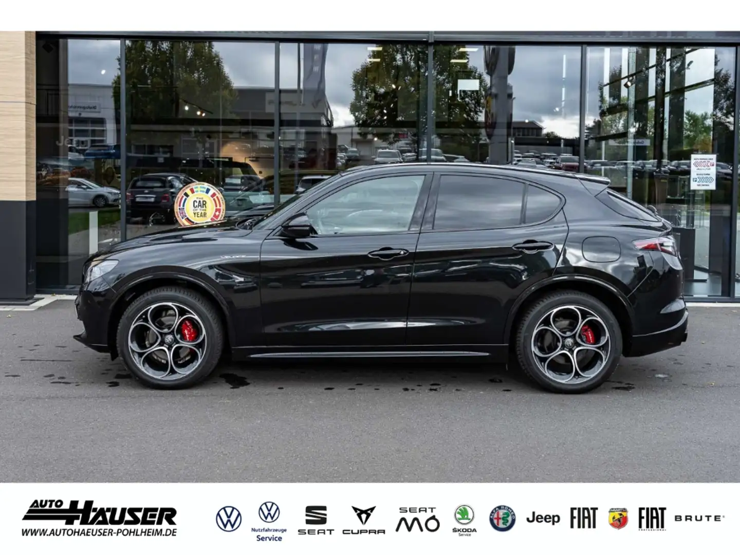 Alfa Romeo Stelvio Veloce 2.0 Turbo AT8 Q4 HARMANN KARDON EL. HECKKL. Nero - 2