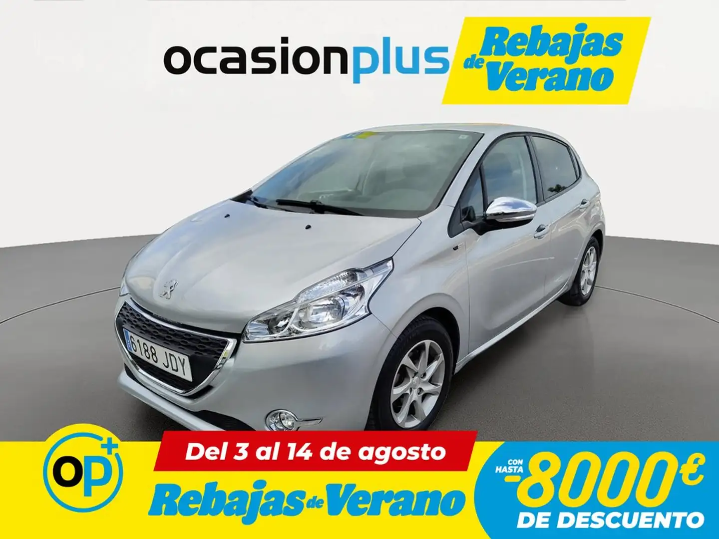 Peugeot 208 1.2 PureTech Style 82 Gris - 1
