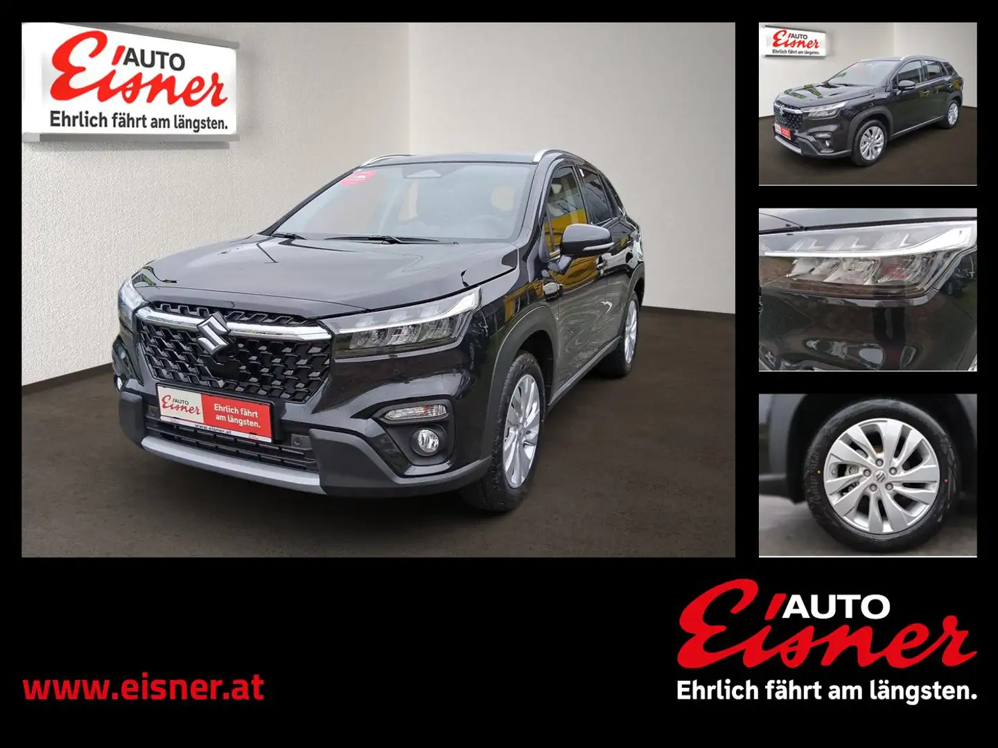 Suzuki S-Cross 1.4 HYBRID ALLGRIP SHI autom. Allrad! Zwart - 1