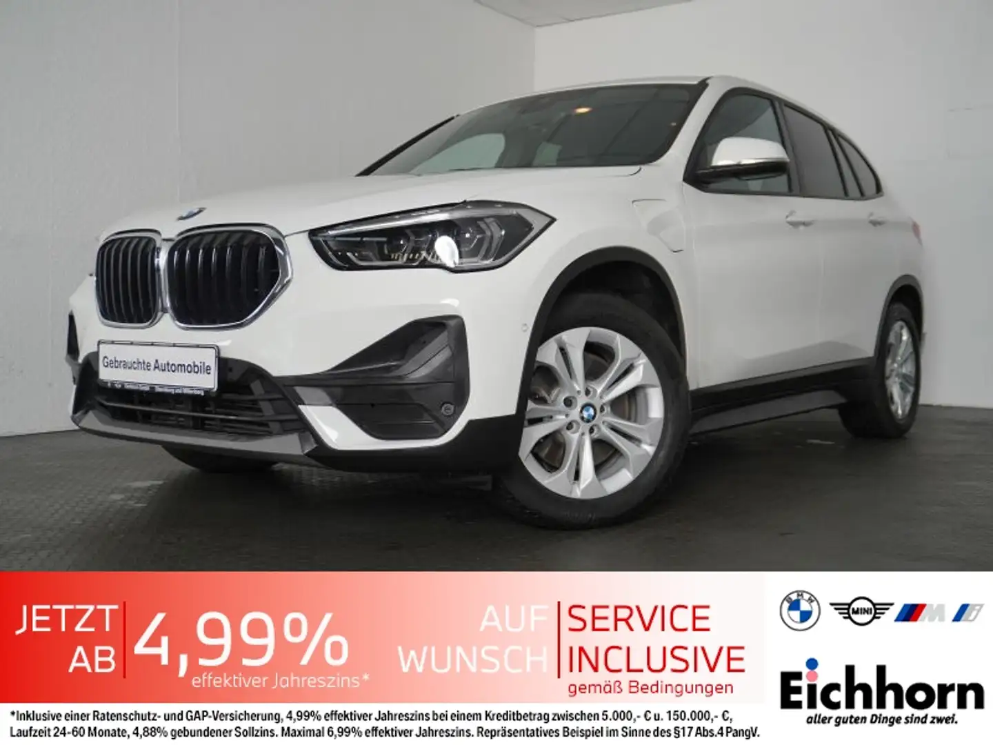 BMW X1 xDrive25e *NAVI+.HUD.SPORTSITZE.RFK* Weiß - 1