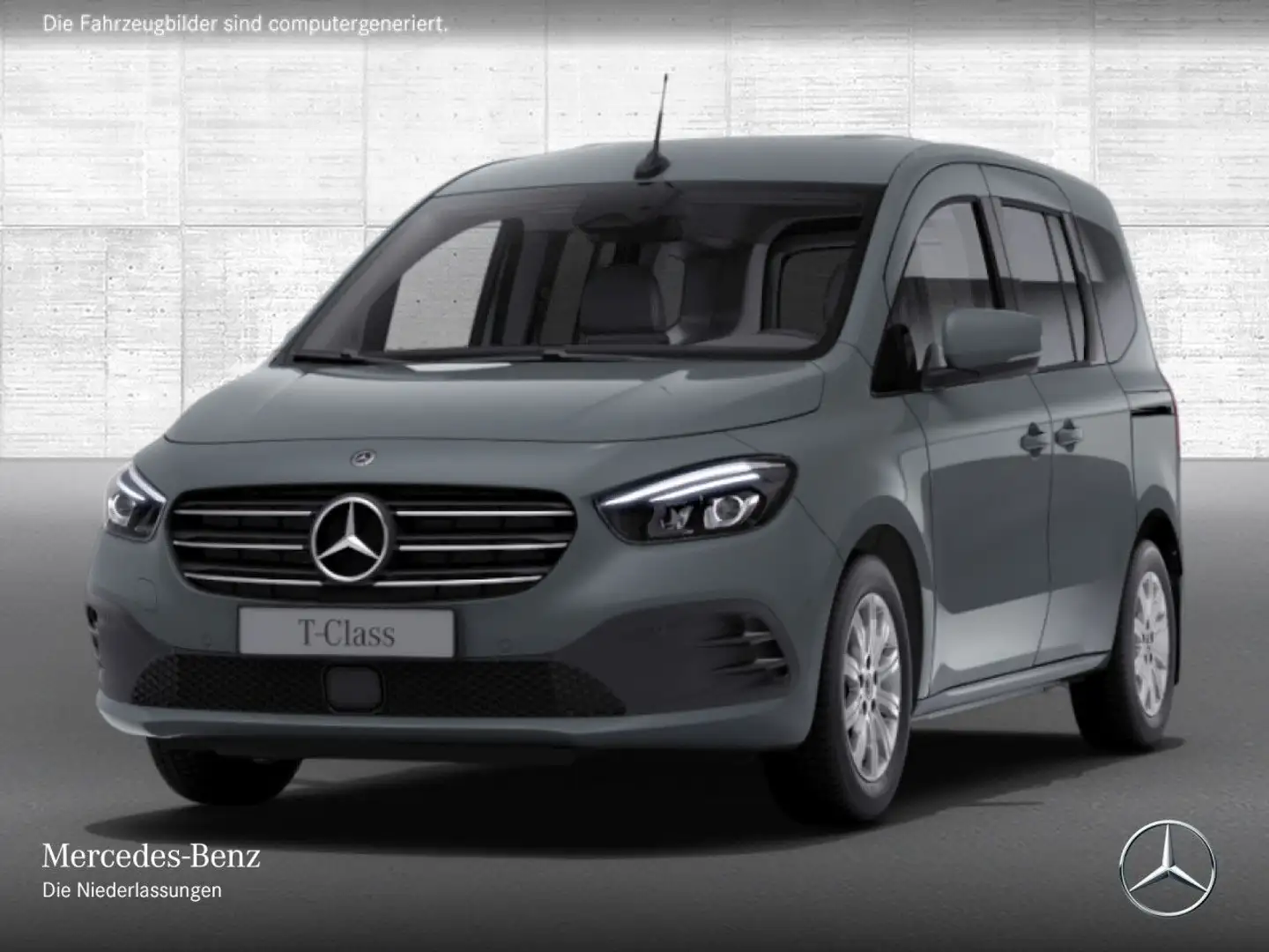 Mercedes-Benz T-Class T 180 EDITION+PROGRESSIVE+Klimaautom+Navi+PTS+DAB Сірий - 2