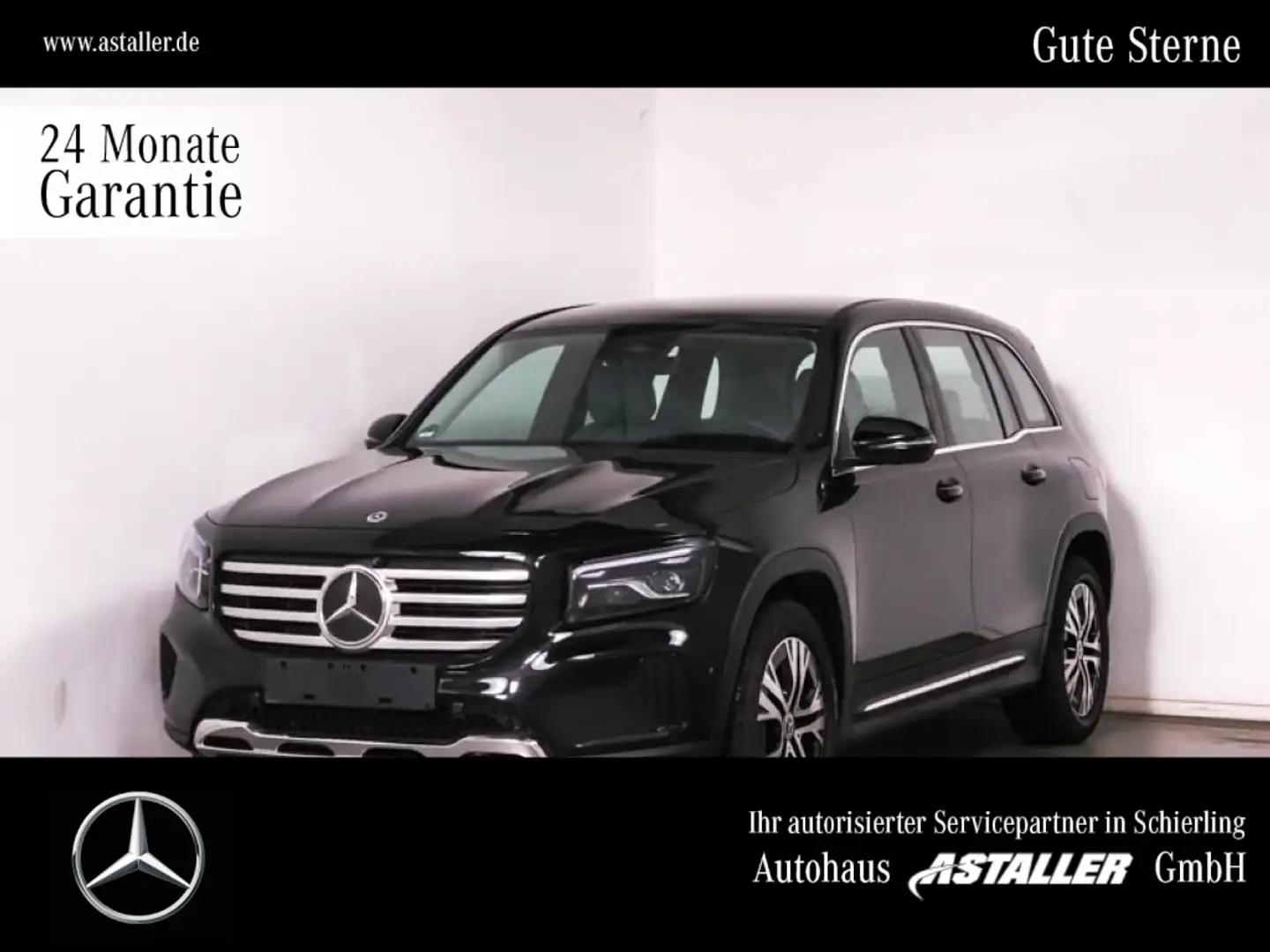 Mercedes-Benz GLB 220 d 4M Progressive Staheiz+Memo+Distr+WiPa Schwarz - 1