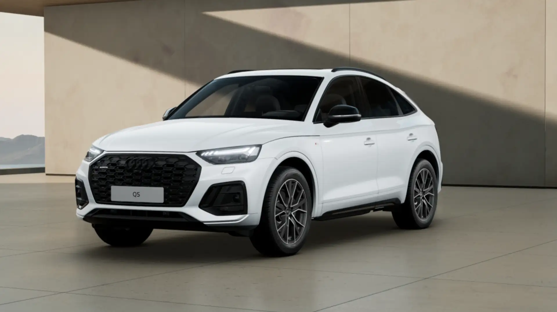 Audi Q5 Sportback 40 TDI quattro-ultra Black line S tronic Blanco - 1
