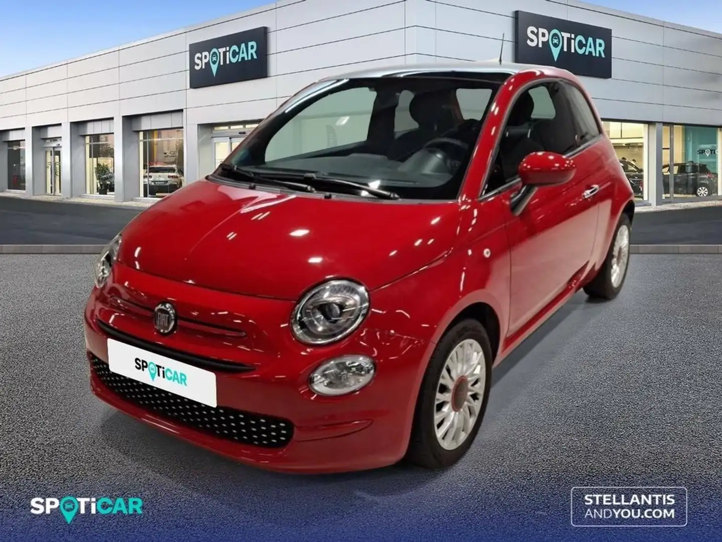 Fiat 500 1.0 Hybrid 51KW (70 CV) Dolcevita Rouge - 1
