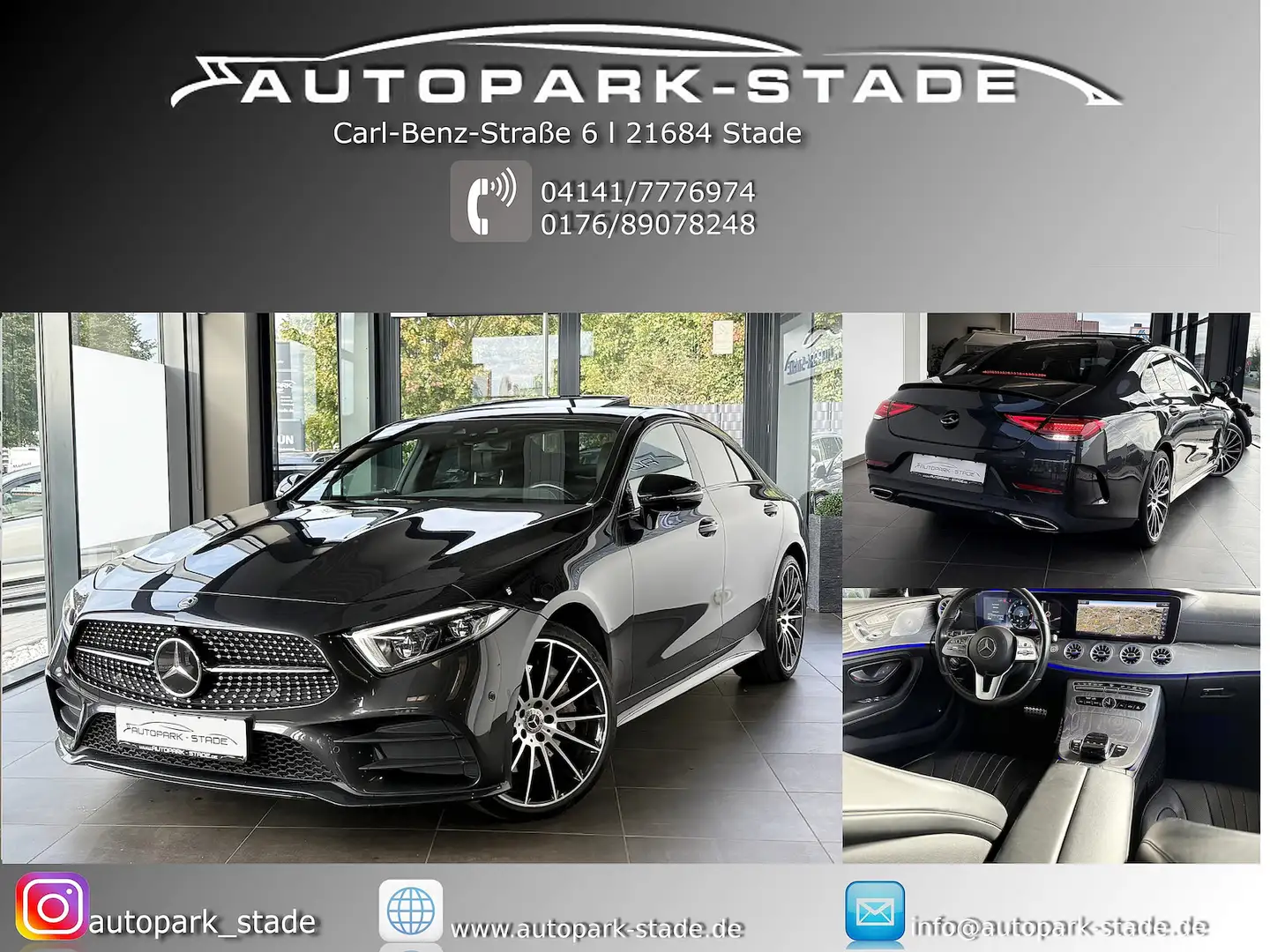 Mercedes-Benz CLS 400 d 4Matic AMG LED HUD SHD 360 Widescreen Grau - 1