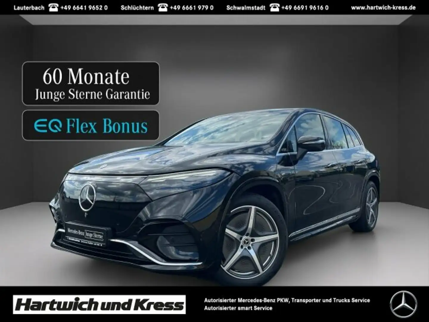 Mercedes-Benz EQS SUV EQS 450+ SUV AMG Line Premium Plus+AHK+Fond-Tablet+Guards360°+Digital-Light+ Schwarz - 1