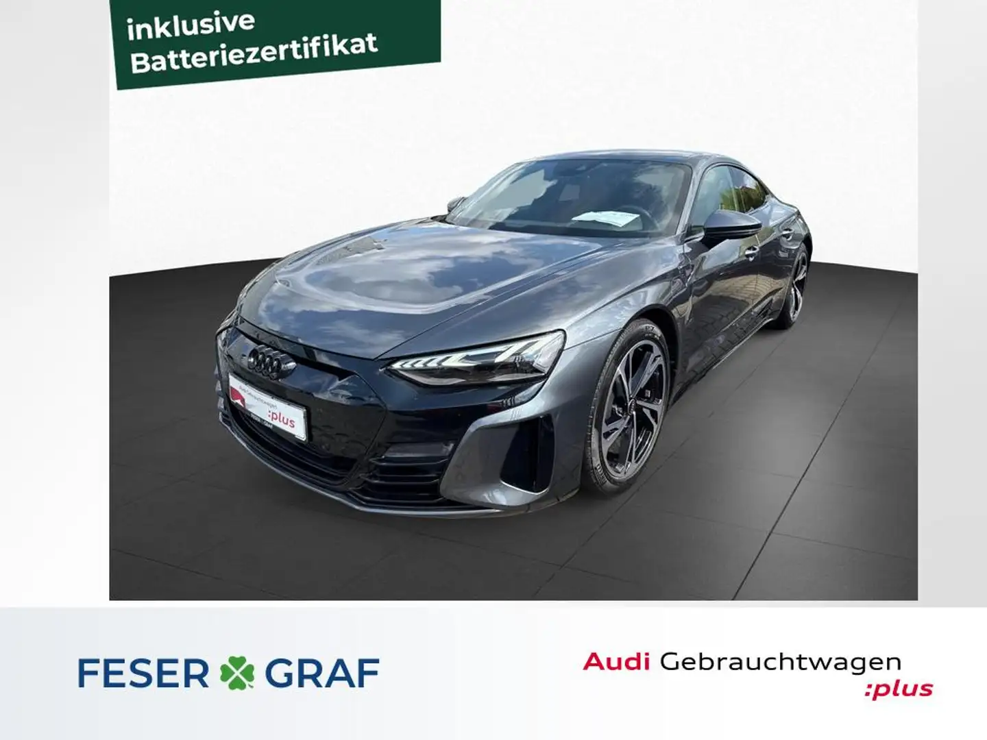 Audi e-tron GT qu. 350 kW +Matrix+Luft+B&O+ACC+ Grigio - 1