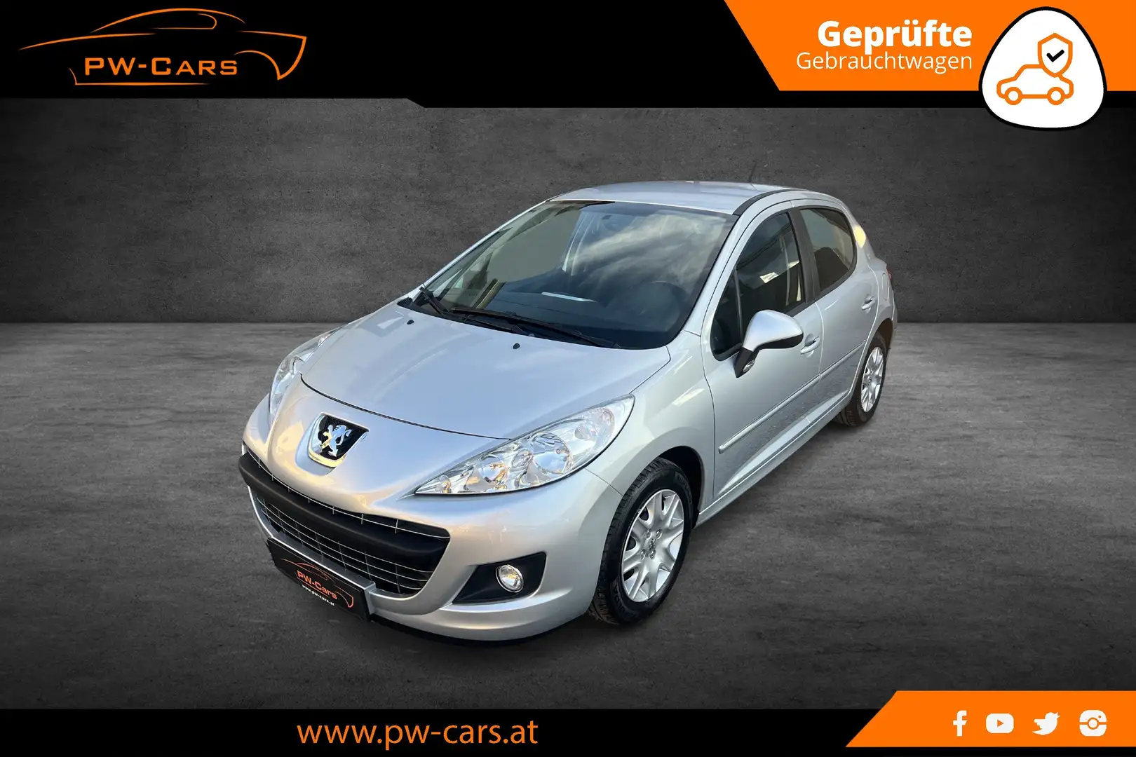 Peugeot 207 Husky KLIMA, ZR u. WaPu NEU, 8-FACH BEREIFT USW. Grau - 1