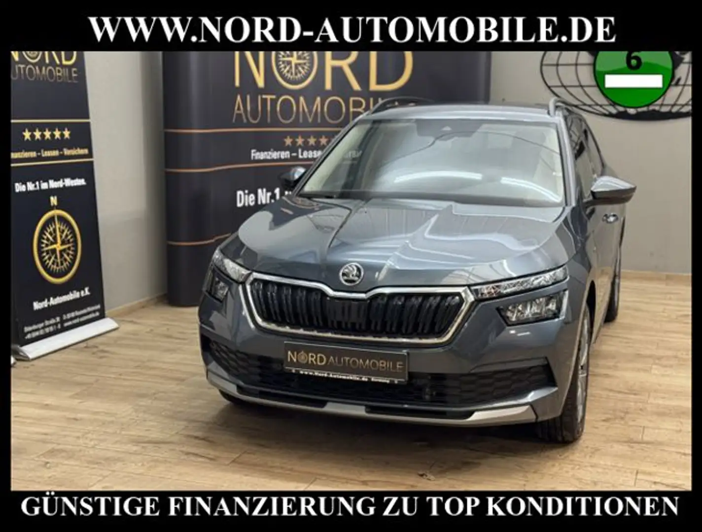 Skoda Kamiq Ambition Clever 1.0 TGI G-TEC Navi/LED/SHZ Clever Grau - 1
