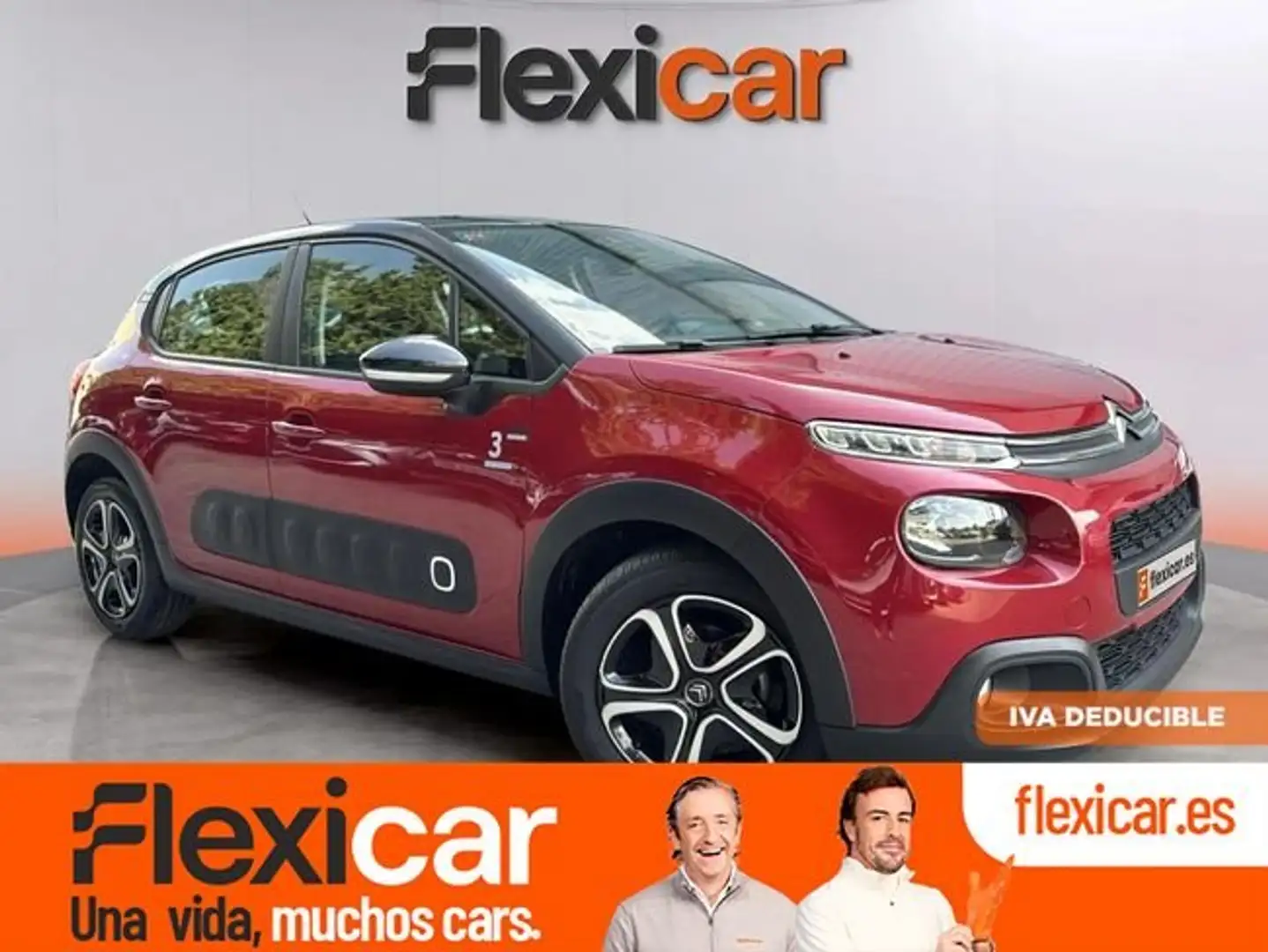 Citroen C3 PureTech+81KW+%28110CV%29+S%26S+ORIGINS+EAT6 Rojo - 1