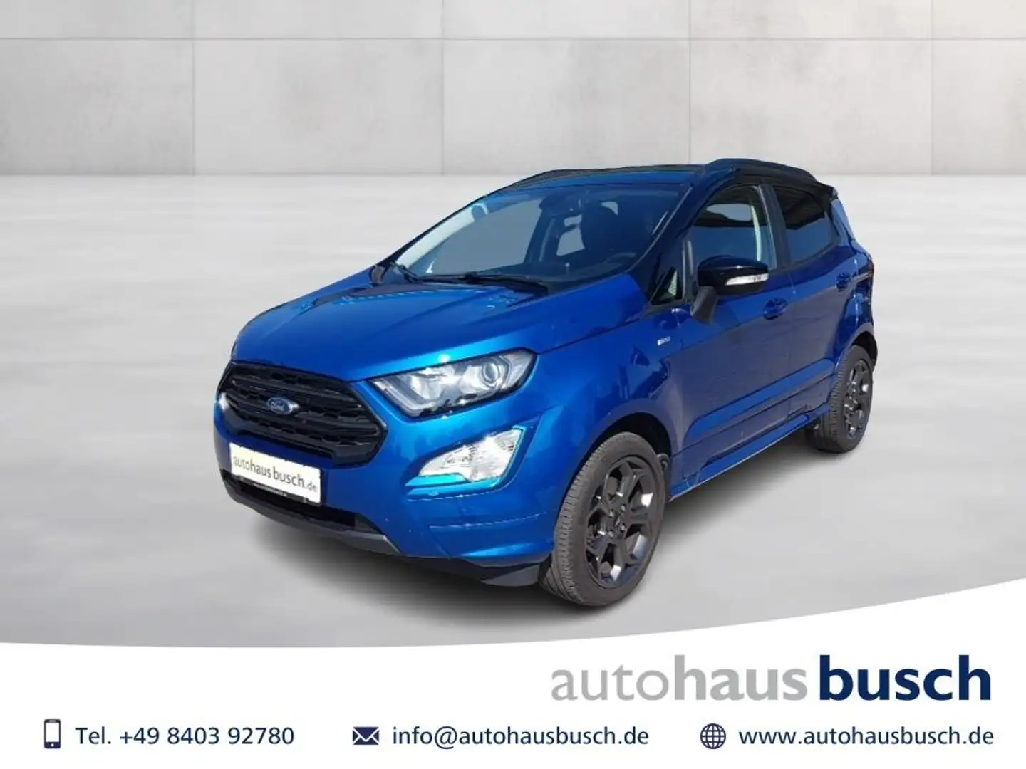 Ford EcoSport ST-Line 1.0 EcoBoost KAT Blauw - 1