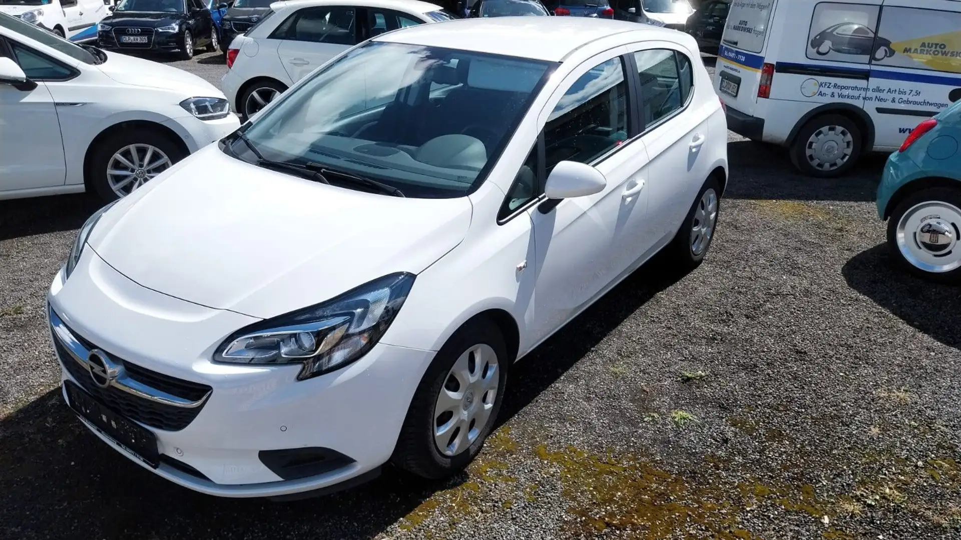 Opel Corsa E 1.4 "Edition" 1.HAND+XENON+KLIMA+PDC+SHZ Blanco - 1
