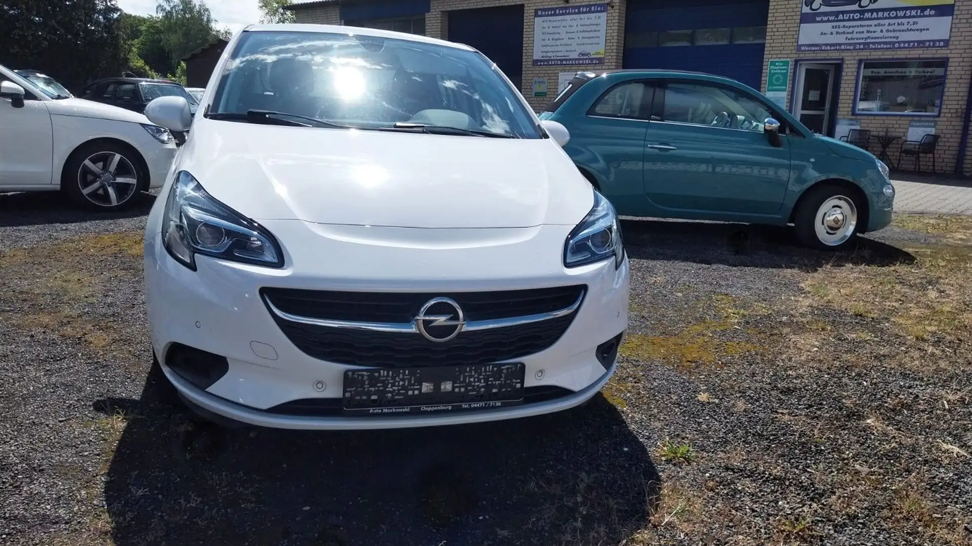 Opel Corsa E 1.4 "Edition" 1.HAND+XENON+KLIMA+PDC+SHZ Blanco - 2
