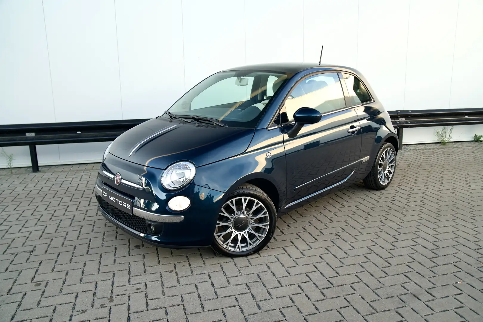 Fiat 500 64.259 KM | PANO | MANUEEL | AIRCO | HISTORIEK Bleu - 1