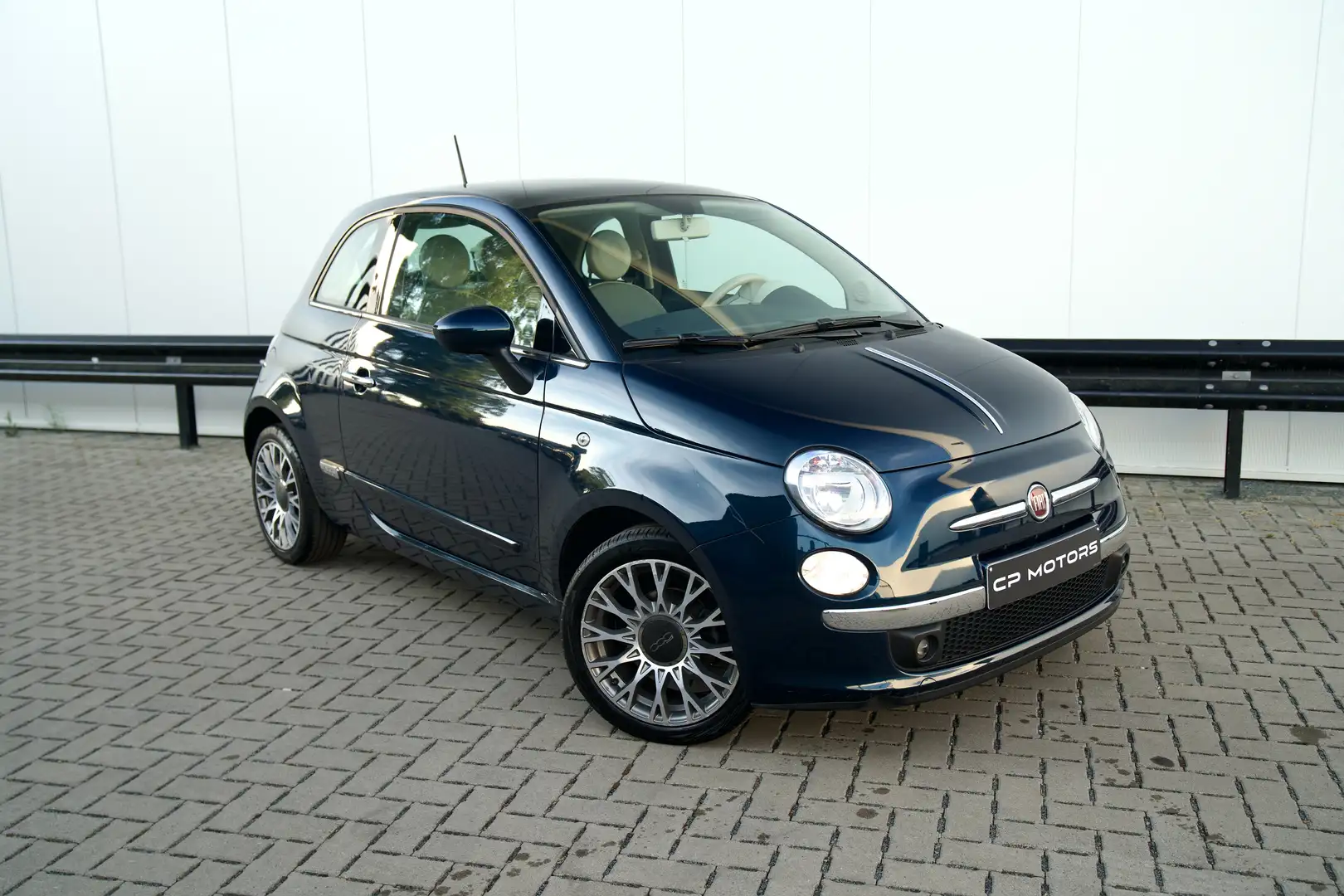 Fiat 500 64.259 KM | PANO | MANUEEL | AIRCO | HISTORIEK Bleu - 2