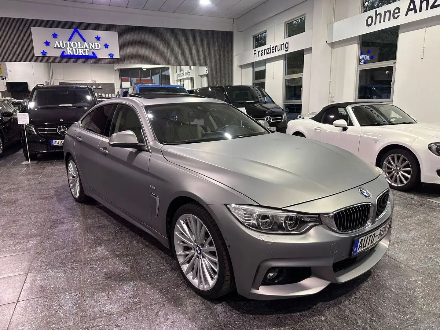 BMW 435 435i xDr.A*MPowerkit*MSport*Keyless*HUD*RFK*GSD Silber - 1