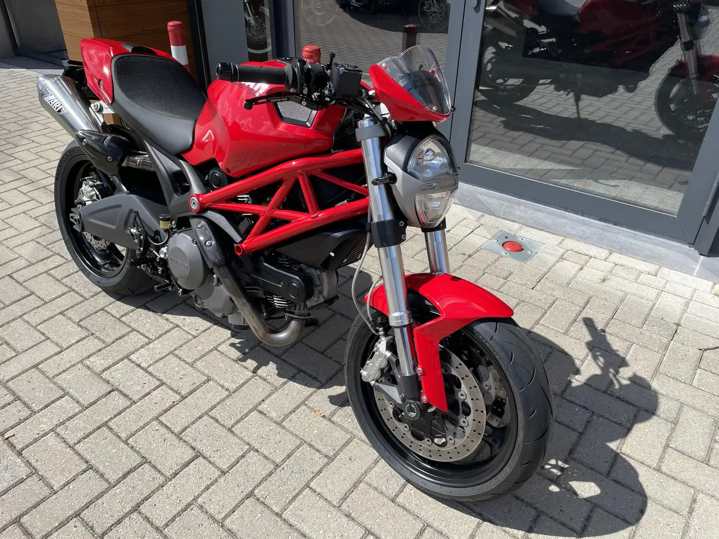 Ducati Monster 696 Plus Zard # Carbon # zgan banden Rood - 2