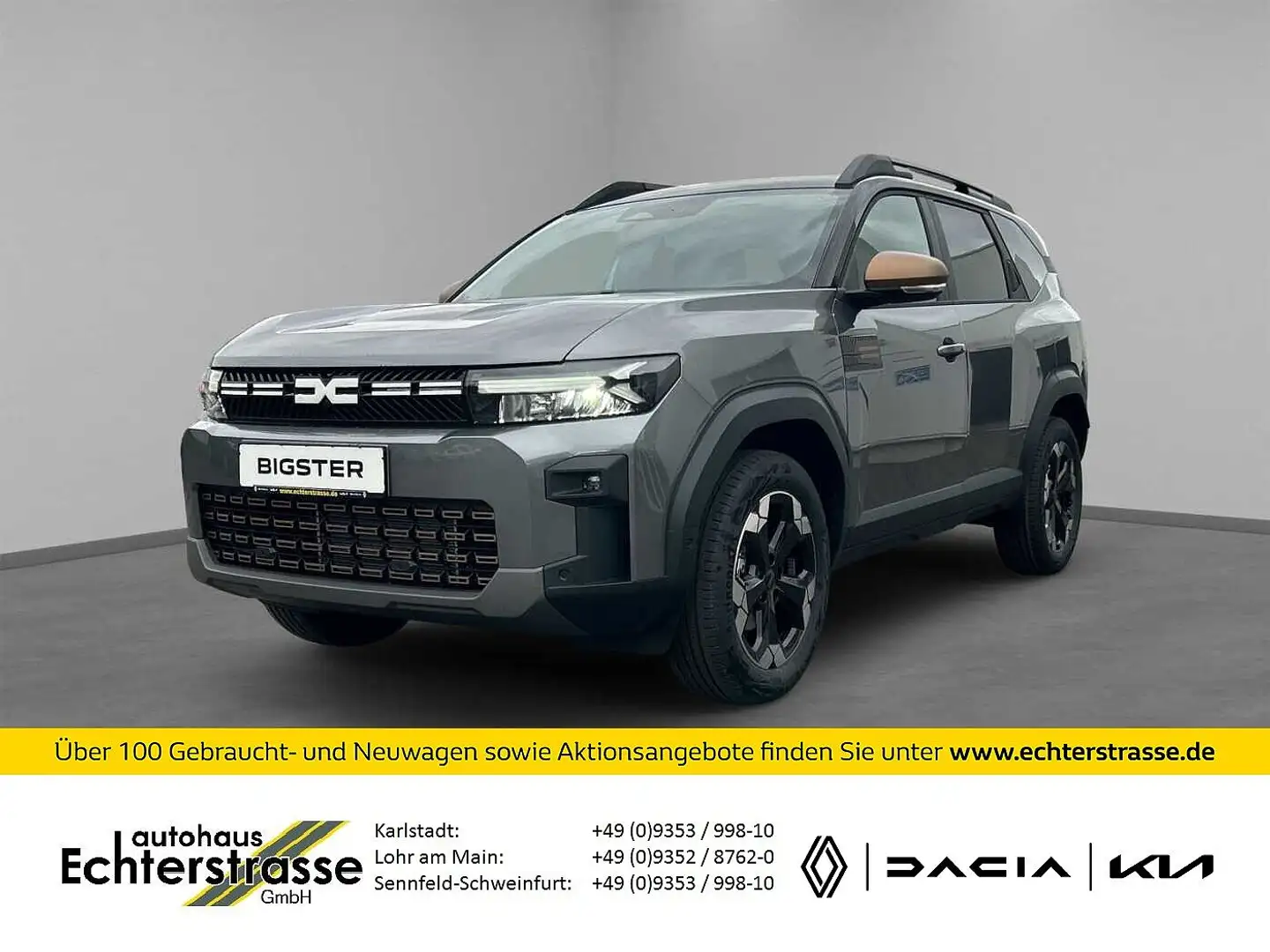 Dacia Bigster Extreme Hybrid 155 +SHZ+360° Gris - 1