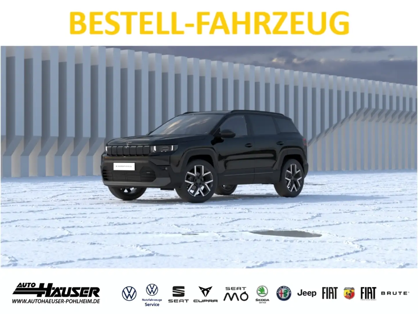 Jeep Compass Elektro First Edition 74 kWh 213PS KOMFORTPAKET SI Noir - 2