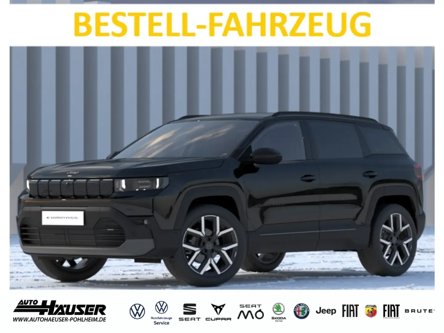 Jeep Compass Elektro First Edition 74 kWh 213PS KOMFORTPAKET SI Černá - 1