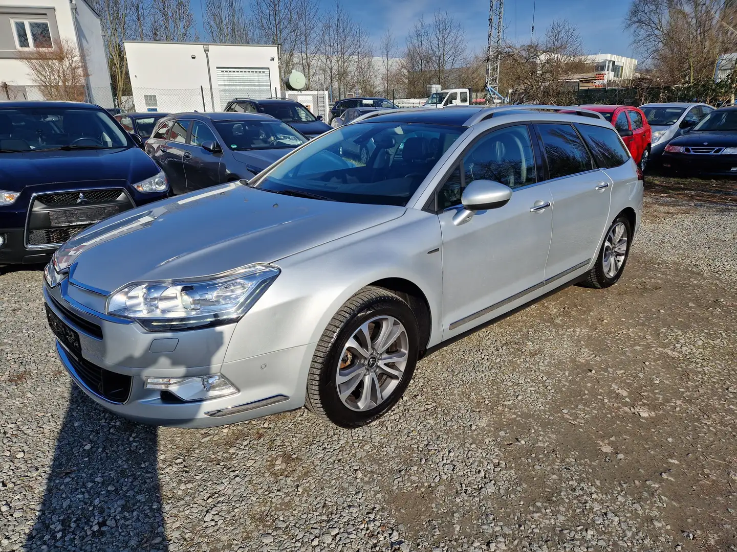 Citroen C5 Tourer BlueHDi 180 S  Xenon Navi Hyd-Fahrwerk Gümüş rengi - 2