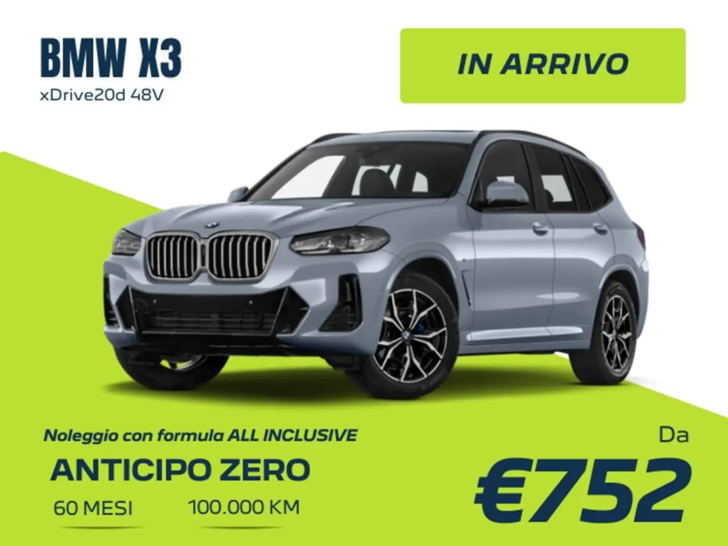 BMW X3 xdrive20d mhev 48V auto - PROMO Bianco - 1