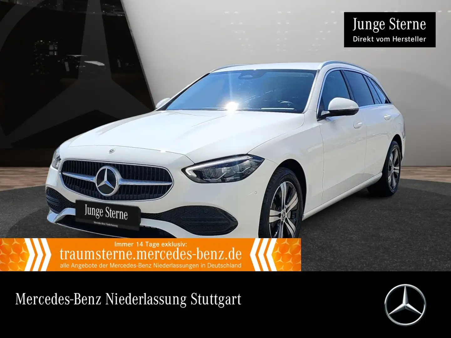 Mercedes-Benz C 300 e T AVANTG+LED+KAMERA+TOTW+KEYLESS+9G Weiß - 1