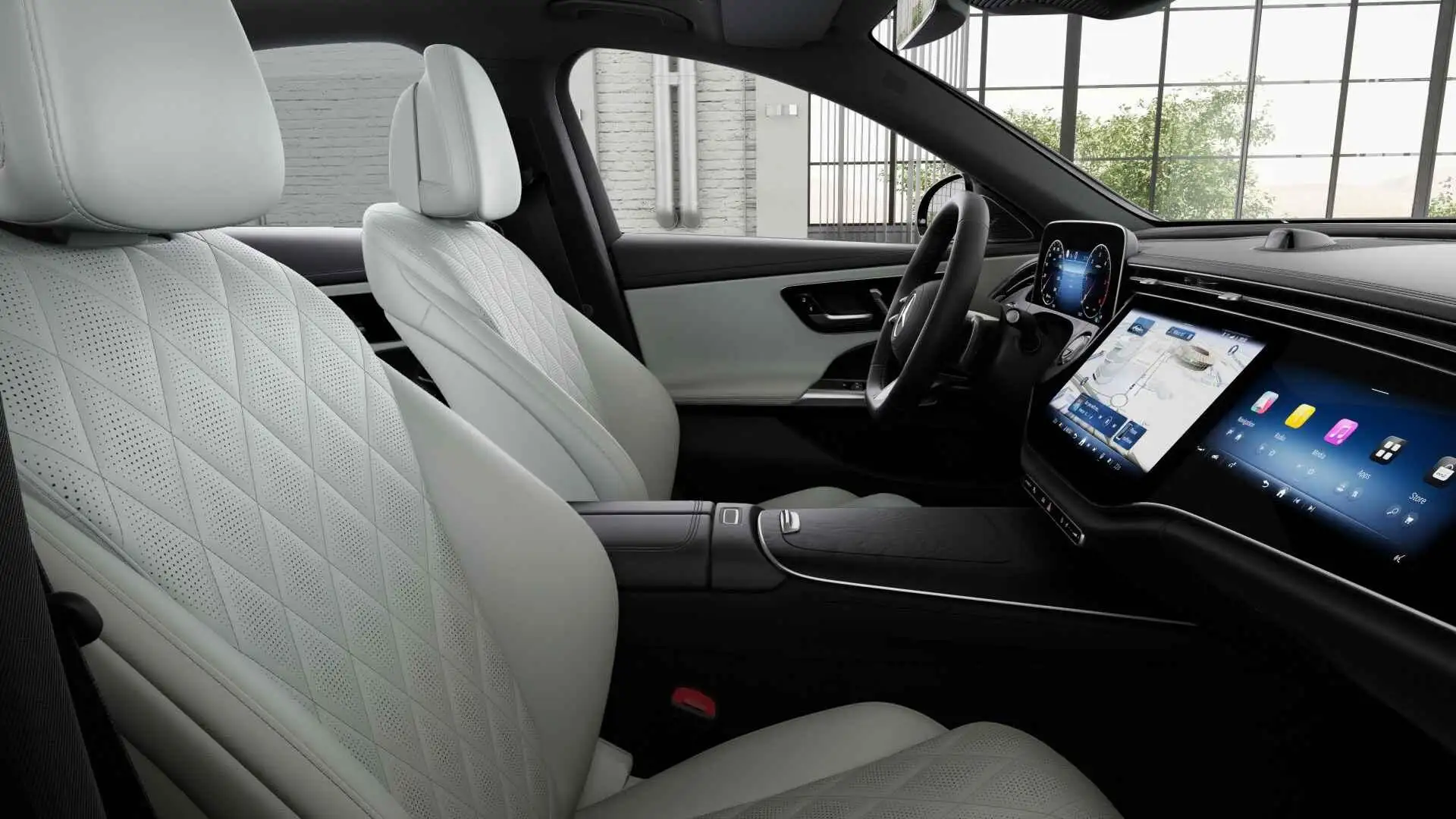 Mercedes-Benz E 220 D Berline AMG Line Night Pack | Panoramisch Dak | Gris - 2