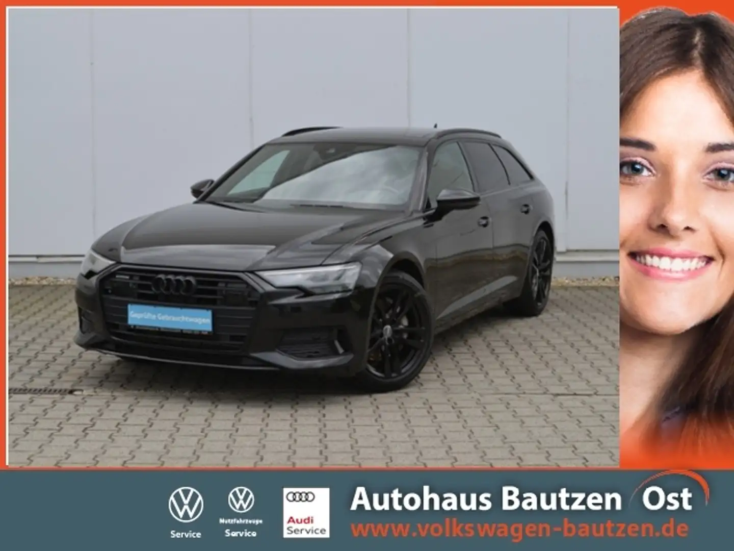 Audi A6 Avant Sport 50 TDI quattro Tiptr. BLACK-PAKET/AHK Noir - 1