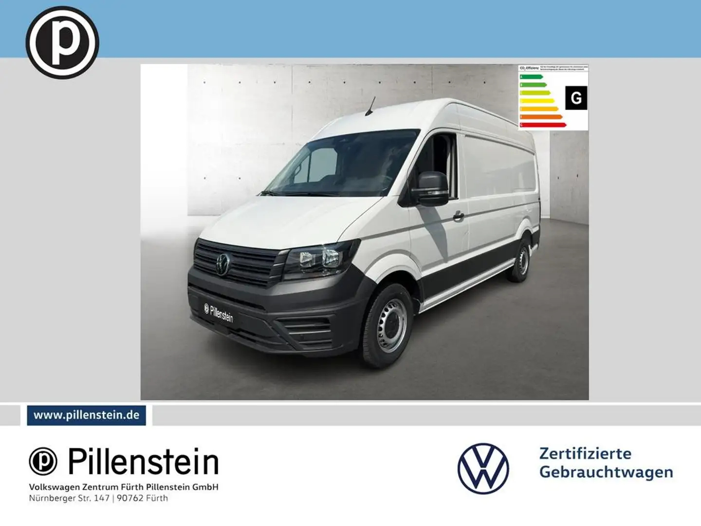 Volkswagen Crafter 35 Kasten MR HD KLIMA SITZHZG PDC Blanc - 1