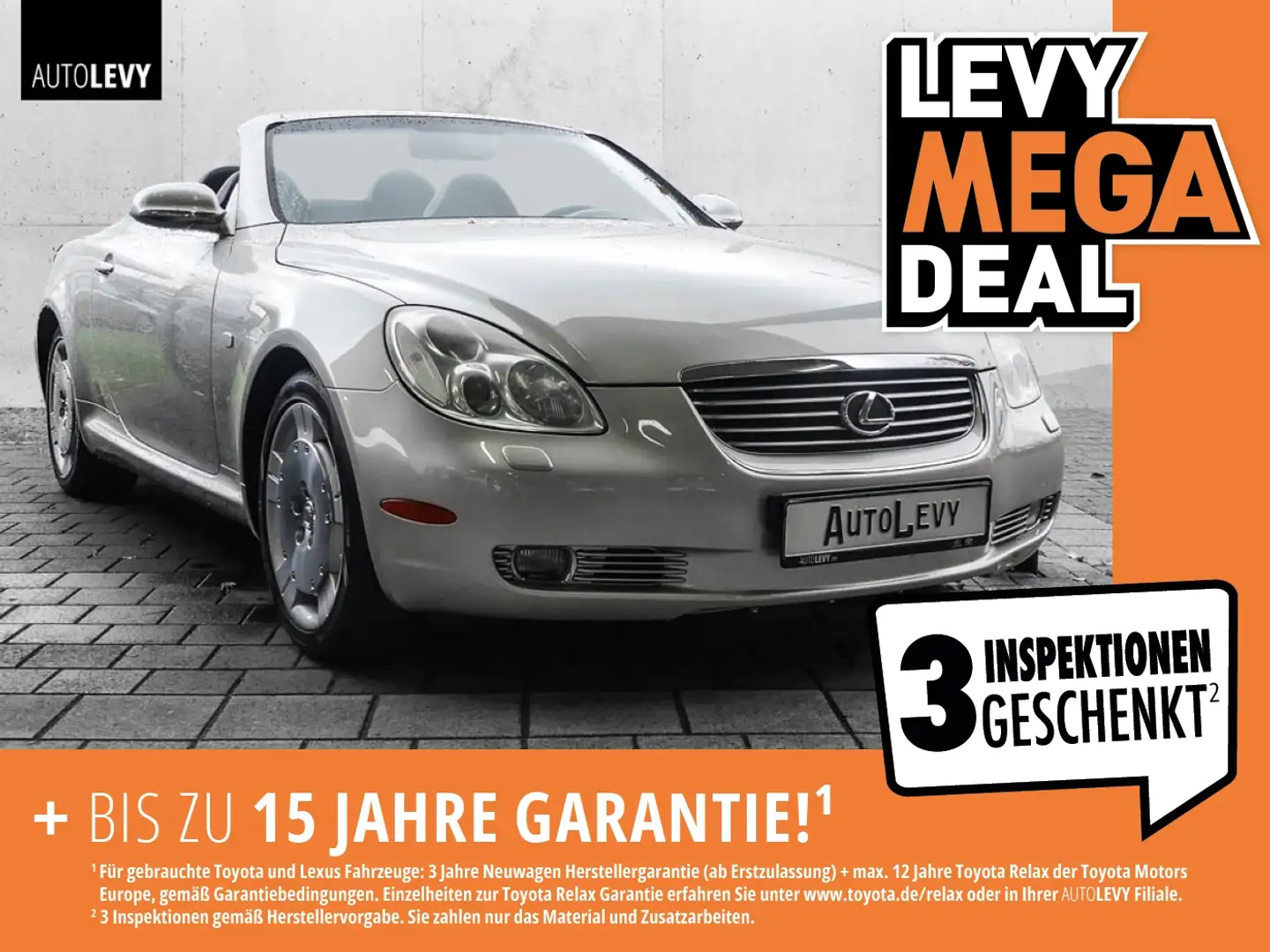 Lexus SC 430 Cabrio *Navi*Leder* Argento - 1