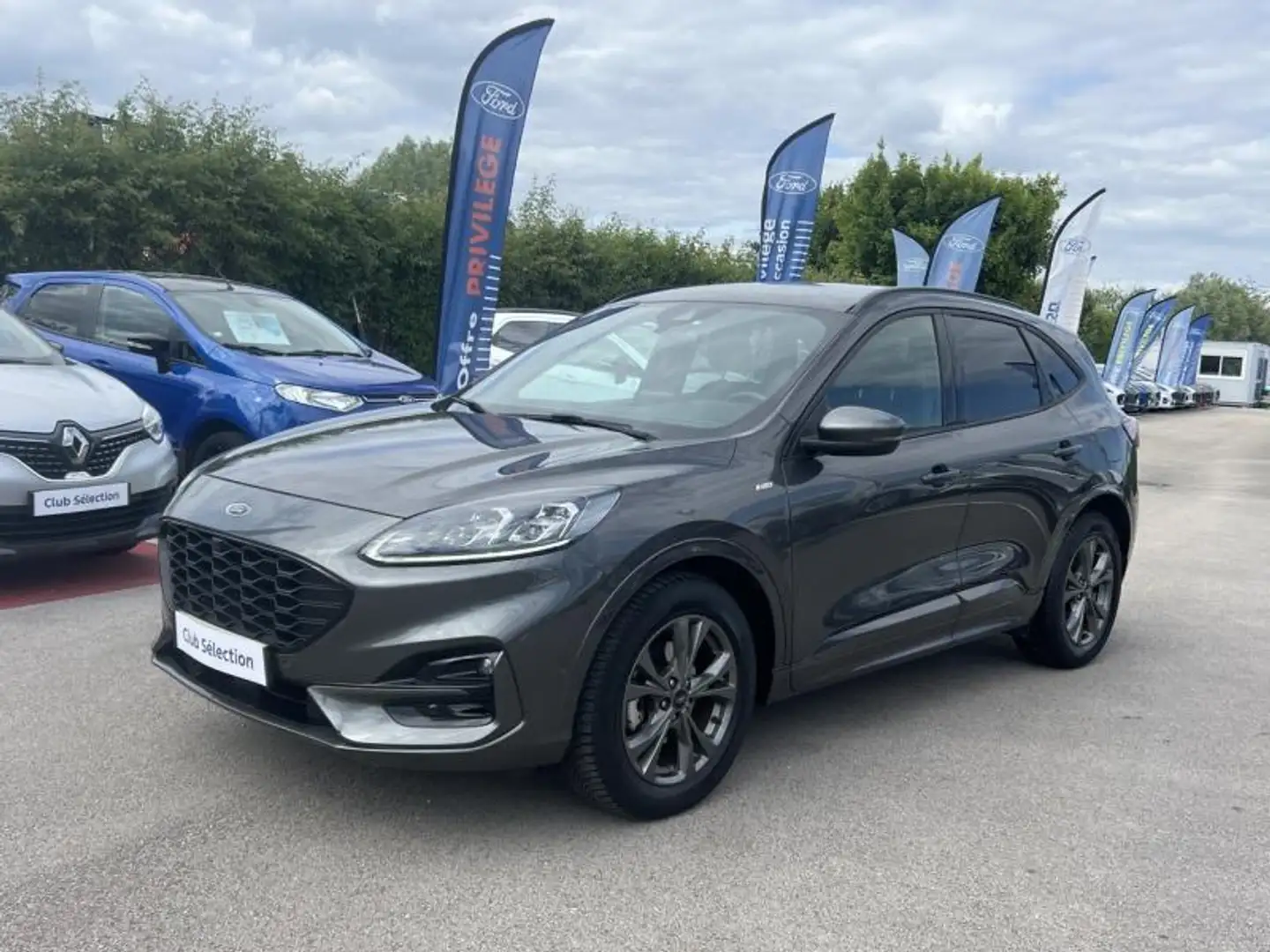Ford Kuga 2.5 Duratec 190ch FHEV ST-Line X BVA Gris - 1