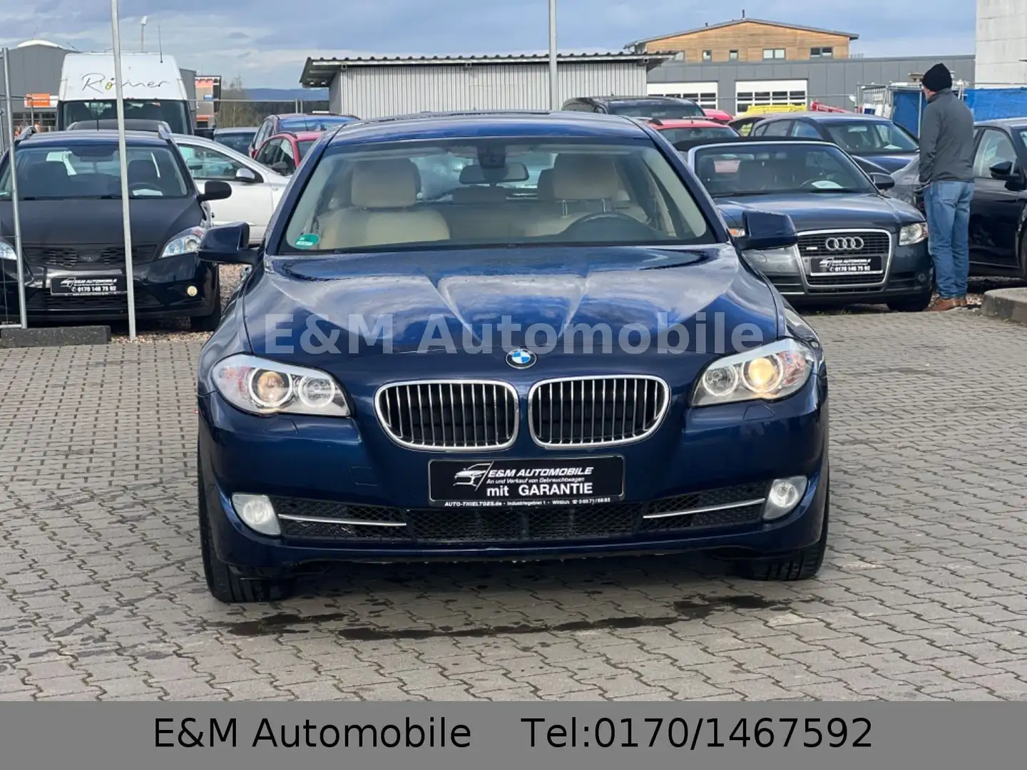 BMW 520 d Touring*GARANTIE*AHK*TÜV NEU*153TKM* Blau - 2